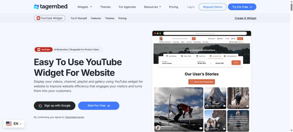 tagembed youtube widget